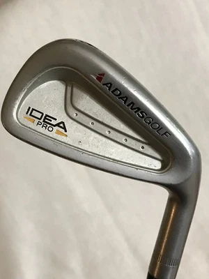 Adams Idea Pro Forged 6 Iron Black Gold Stiff Flex Steel Shaft Golf Pride Grip - Image 1 of 4