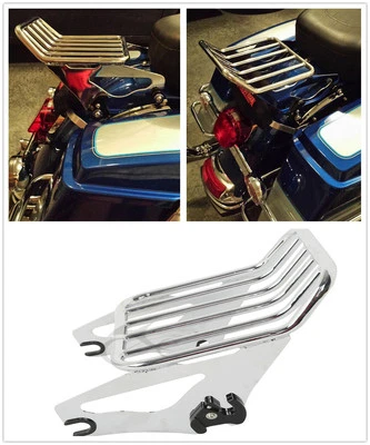 Two Up Luggage Rack Rail For Harley Touring Street Glide Road King 2009+ - Image 1 of 4
