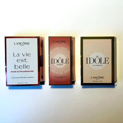 3 образца парфюмерного спрея Lancôme — La Vie Est Belle Rose Extrao, Idole Power, Idole - Изображение 1 из 4