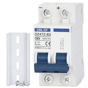 DC Miniatur Leistungsschalter 2 polig 1000V 63 AMP Isolator für Solar PV Anlage - Bild 1 von 12