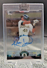 Khris Davis 2018 Topps Clearly Authentic Autograph Auto Card Oakland Athletics
