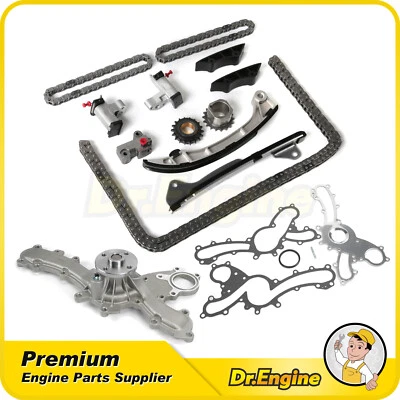 Kit de corrente de distribuição com bomba de água para 05-16 Toyota Camry Lexus 2GRFSE 2GRFE 3.5L V6 - Imagem 1 de 4