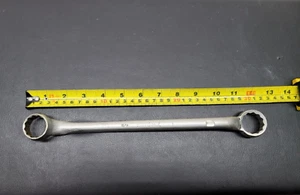 Hinsdale Box End Wrench 15/16" x 1" Double offset. Has owners marks. USA - Imagen 1 de 9