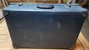 Vintage 1964 Fibreboard, Steel & Leather Valise Suitcase Salesman's Sample Case - Picture 1 of 12