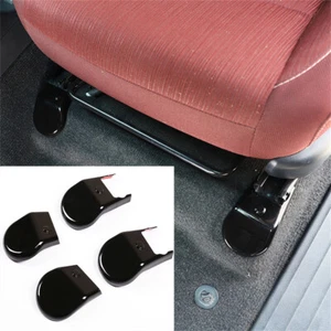 Cubierta protectora de tornillo base de asiento ABS negra brillante para T@yota Hilux Revo 2015-2021 - Imagen 1 de 9