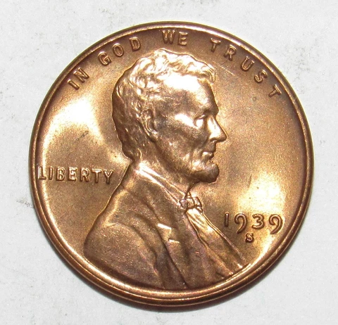 1939 S Lincoln Cent RD CH BU (T9) Cover
