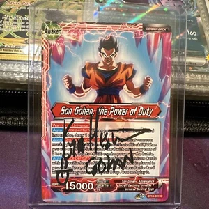 Dragonball Super Son Gohan, the Power of Duty BT14-001 handsigniert (Kyle Hebert) - Bild 1 von 2