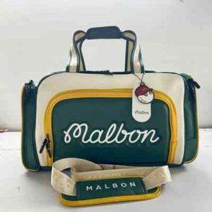 New Malbon Golf Tour Boston Bag Green Preserve Collection - Picture 1 of 5