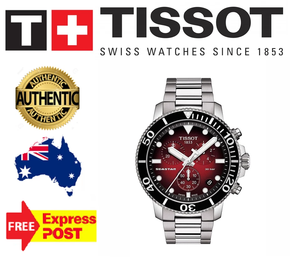 Tissot Seastar 1000 Red Men's Watch - T120.417.11.421.00