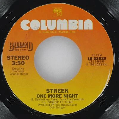 STREEK One More Night BADLAND 18-02529 VG+ 45 7" 1981 Hard Rock - Image 1 of 4