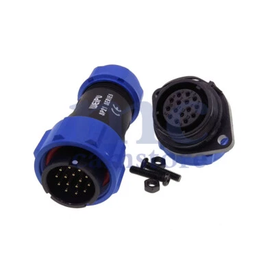 WEIPU SP21 12 Pin Waterproof Cable Connector IP68,Panel Mount Circular Connector - Image 1 of 4