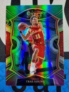 2020-21 Select TRAE YOUNG Green Purple SP #2 Hawks Concourse - Picture 1 of 2