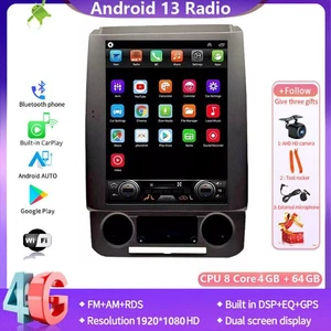 Android 13 Car Stereo Radio For Ford F150 2015-2021 Carplay 12.1" GPS Navigation - Picture 1 of 10