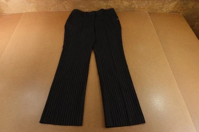 Tommy Hilfiger Womens Size 8 Black Striped Slim Sutton Boot Leg Dress Pants NWT - Image 1 of 4