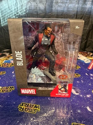 McFARLANE - Marvel Blade #1 Edición Platino Estatua de Resina con Libro de Cómic ¡NUEVO! Foto 1 de 4
