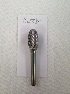 1 NEUER FALCON/SGS 1/4 ZOLL SCHAFT HARTMETALLFRÄSSTIFT. SE-5. DOPPELSCHNITT. ENDSCHNITT (S438) - Bild 1 von 4