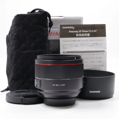 SAMYANG AF 85mm F1.4 for Canon EF mount [Unused] #5167K - image 1 of 4