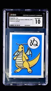 Pokémon Karuta 1999 Base Set 1st Ed Dragonite CGC 10 MINT RARE VINTAGE POP 3 - Bild 1 von 2
