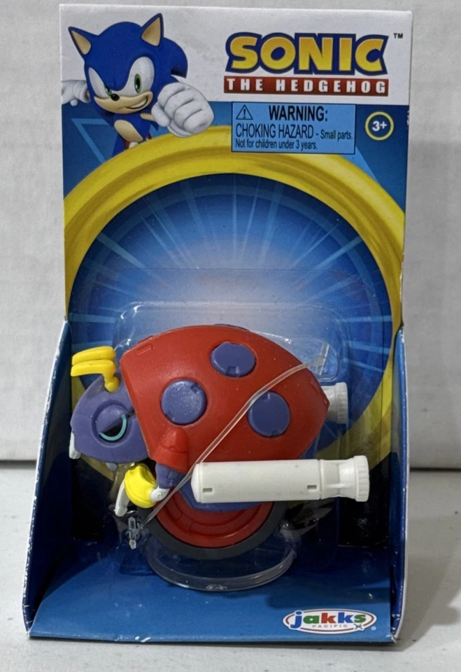 Sonic The Hedgehog Moto Bug 2.5" Figura Jakks 2021 30 Aniversario Juguete Foto 1 de 2