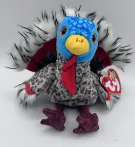 Ty Beanie Baby - Lurkey The Turkey - Mint Vintage Plush Toy 2000's Edition - Picture 1 of 12