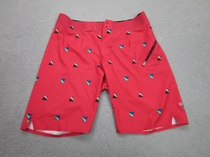 Lululemon Shorts Mens 34 Red Board shorts Swim Trunks Adult *Missing Drawstring - Picture 1 of 15
