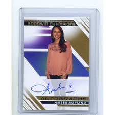 2022 Upper Deck Goodwin Champions #A-AM Amber Mariano Autograph Auto ZPP