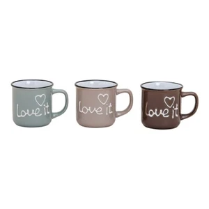 Espresso Tasse Mini Becher Keramik Love it Farbauswahl 50 ml Neu Geschenkidee - Bild 1 von 1
