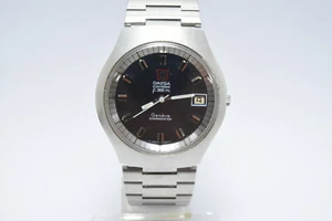 Omega f300Hz Electronic Geneve Chronometer Cal.1250 - Blue Dial Mens Watch 1973 - Picture 1 of 11
