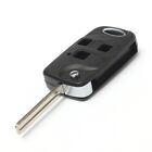 4X(3 Buttons Conversion Flip Key Remote Fob Case For Is200 Ls400 Rx300 Gs300 K9s