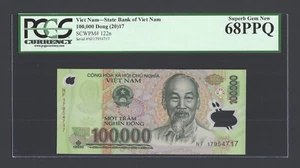 Viet Nam 100000 Dong 2017 P122n Uncirculated Grade 68 - Picture 1 of 2