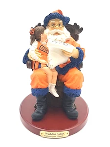 University Of Illinois Fighting Illini Wish List Santa "Beat Missouri" Figurine - Picture 1 of 24