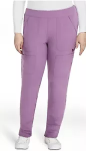 Scrubstar Women's Stretch Pull-On Straight Leg Cargo Scrub Dusted Grape 3XL NWT - Picture 1 of 14