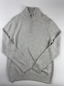 Sonoma Goods For Life Herrenpullover mittelgrau 1/4 Reißverschluss - Bild 1 von 9