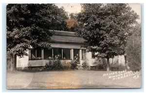 Washer Camp Winona Park Hinmanville Hinmansville NY RPPC Postcard G5 - Picture 1 of 2