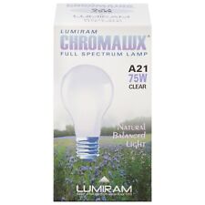 Chromalux Lumiram Full Spectrum Light Bulb 75w Clear