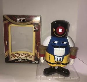 Used M&M Blue Holiday Nutcracker Sweet Candy Dispenser Christmas No Candy - Picture 1 of 8