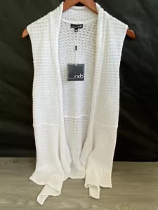 New White BoHo Crochet Beach Cover Up By RXB Women’s Size Small - Picture 1 of 10