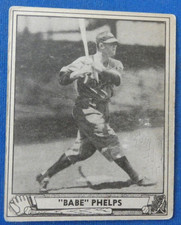 1940 - PLAY BALL Baseball Card - Ernest "Babe" PHELPS- # 66