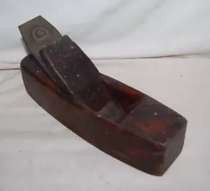 Antique 1800's Moulson Brothers Coffin Wood Plane Complete 9 1/2 " Long - Picture 1 of 5