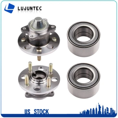 Buje y cojinete de cojinete de rueda para Hyundai Accent 2007-2011 2 piezas delanteras + 2 piezas traseras Foto 1 de 4
