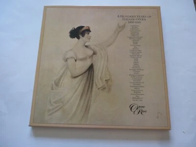 100 YEARS OF ITALIAN OPERA 1800-1810-ORIGINAL OPERA RARA 3-LP VINYL BOX-USED-UK - Image 1 of 4