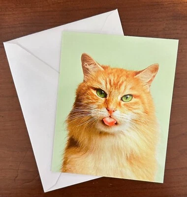 Get Well Soon Cat Hair Balls Hallmark Greeting Card - Image 1 of 4