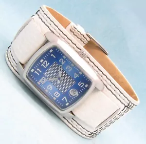 Orologio da polso uomo Fossil vintage pelle data blu JR-9423 5ATM Batt nuovo S123 - Foto 1 di 2