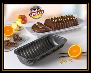 Antihaft-Back-/Bratform 27x13x5 cm (Kuchenform Wellenform Brotbackform Rehrücken - Bild 1 von 4