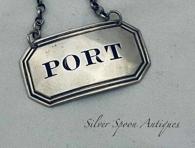 'PORT' Wine Lable/Bottle Ticket, Taylor & Perry, Birmingham, 1839 - image 1 of 3