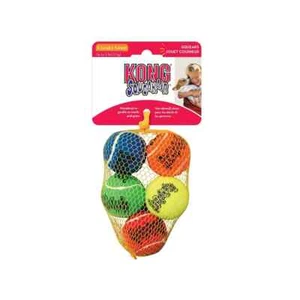 "KONG SqueakAir Tennis Ball Dog Toy - Vibrant Colors, Premium Quality, Pack of 5 - Picture 1 of 3