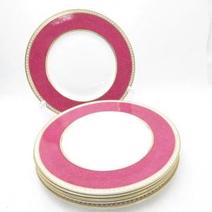 Wedgwood Eurander Powder Ruby großer Teller 6-teilig 27 cm Speiseteller Set - Bild 1 von 10