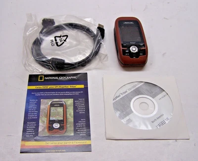 Magellan Triton 300 Handheld GPS Navigator Unit, New, Open Box - Image 1 of 4