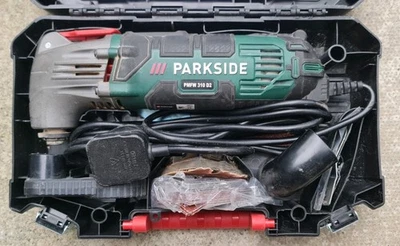 Parkside, PMFW 310 D2,Corded Electric Multi Tool With Attachments - Image 1 of 4