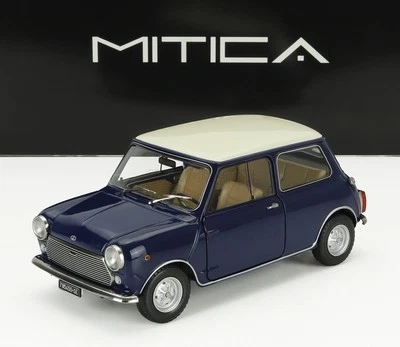 MODELLINO AUTO STATICO DIECAST INNOCENTI MINI COOPER MK2 1968 BLU SCALA 1:18 - Immagine 1 di 4